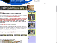 Tablet Screenshot of doityourselfgranite.com
